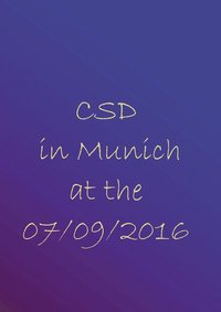 bokomslag CSD in Munich at the 09.07.2016