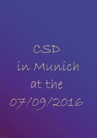 bokomslag CSD in Munich at the 09.07.2016