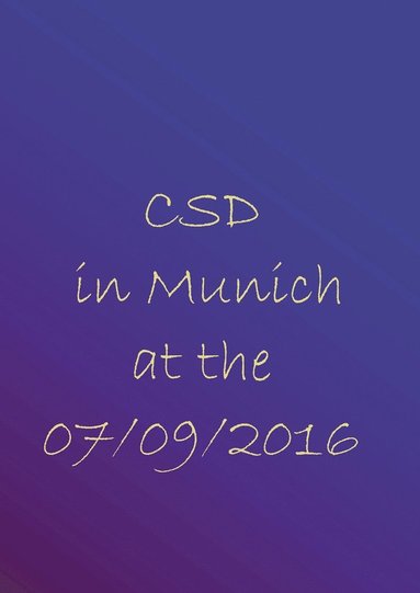 bokomslag CSD in Munich at the 09.07.2016