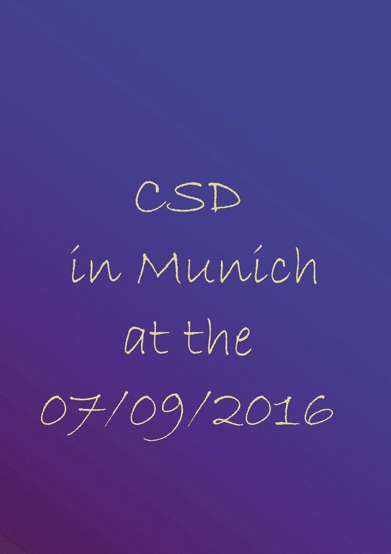 CSD in Munich at the 09.07.2016 1