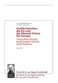bokomslag Grossbritannien, die EU und die liberale Vision fr Europa