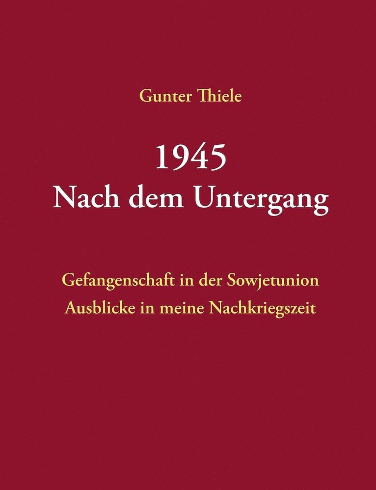 1945 - Nach dem Untergang 1