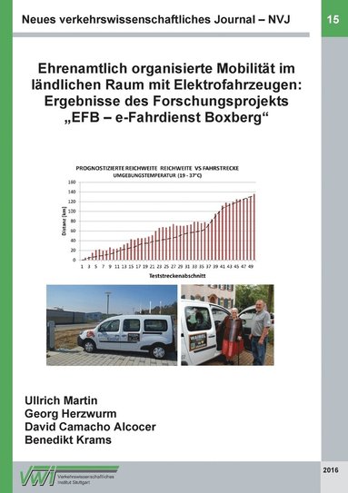 Martin Ullrich, Georg Herzwurm, David Camacho Alcocer - Neues verkehrswissenschaftliches Journal - Ausgabe 15, Häftad