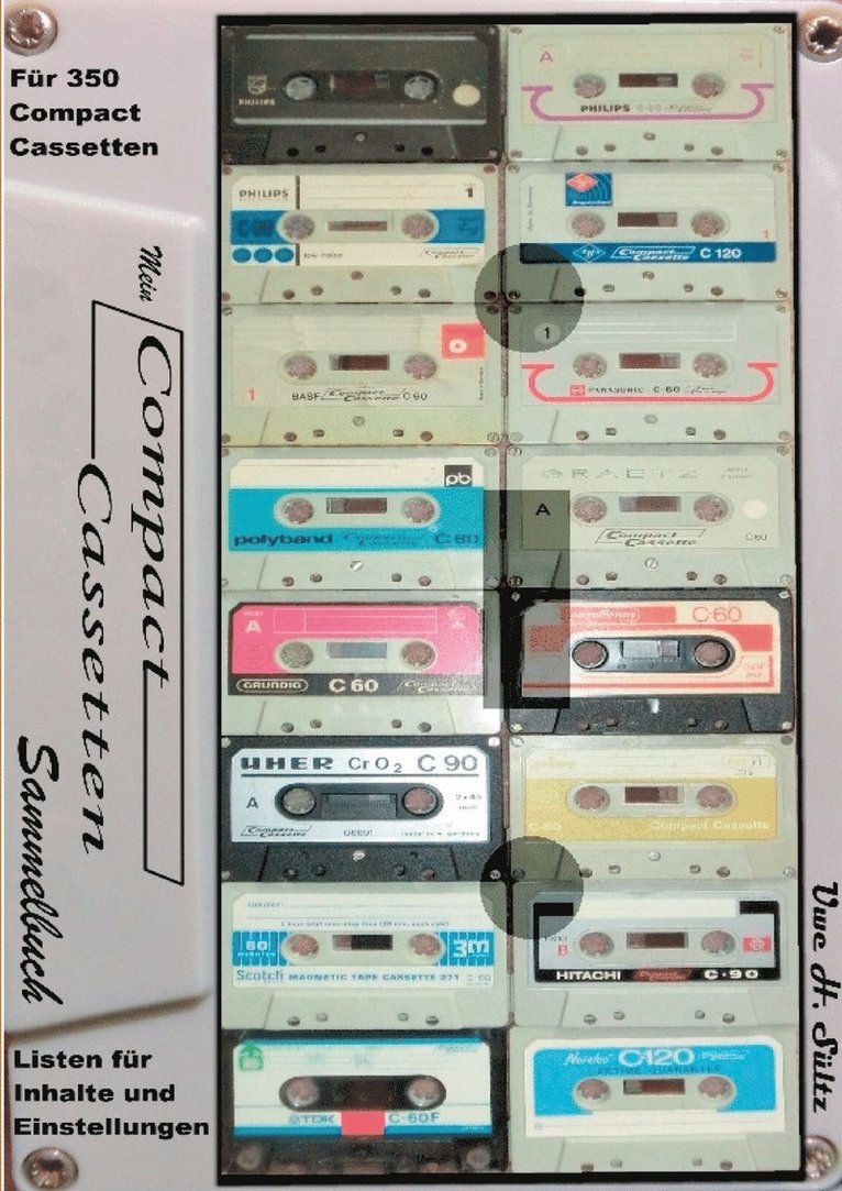 Mein Compact-Cassetten-Sammelbuch/Notizbuch mit Inhaltsverzeichnis 1