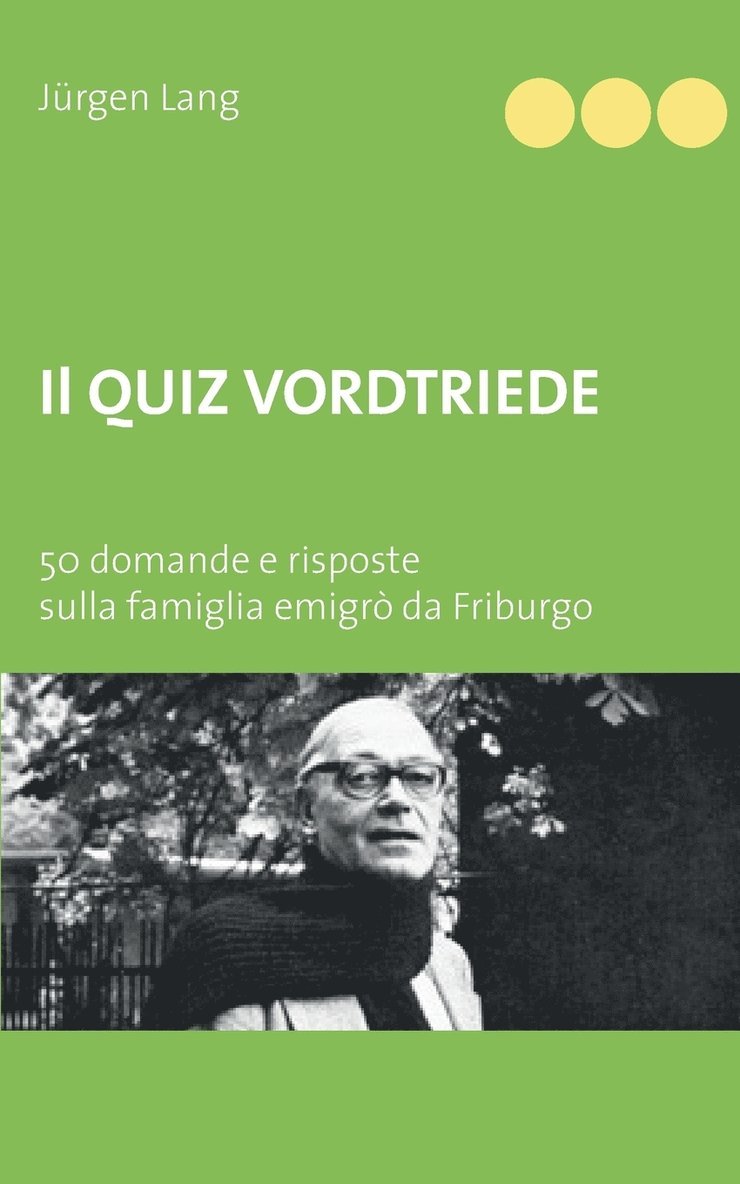 Jürgen Lang - Quiz Vordtriede, Häftad