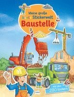 bokomslag Meine große bunte Stickerwelt - Baustelle