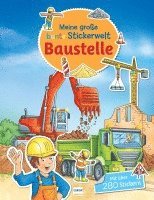 bokomslag Meine große bunte Stickerwelt - Baustelle