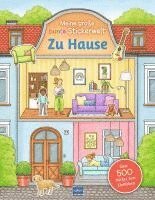 bokomslag Meine große bunte Stickerwelt - Zu Hause