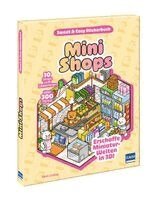 Ullmann Medien - Sweet & Cosy Stickerbuch: Mini Shops, Inbunden