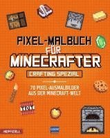 bokomslag Pixel-Malbuch für Minecrafter - Crafting Spezial - 70 Pixel-Ausmalbilder aus der Minecraft-Welt