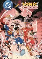 Ian Flynn, Adam Bryce Thomas - DC x Sonic The Hedgehog, Häftad