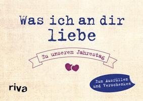 Was ich an dir liebe - Zu unserem Jahrestag 1