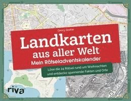 bokomslag Landkarten aus aller Welt - Mein Rätseladventskalender