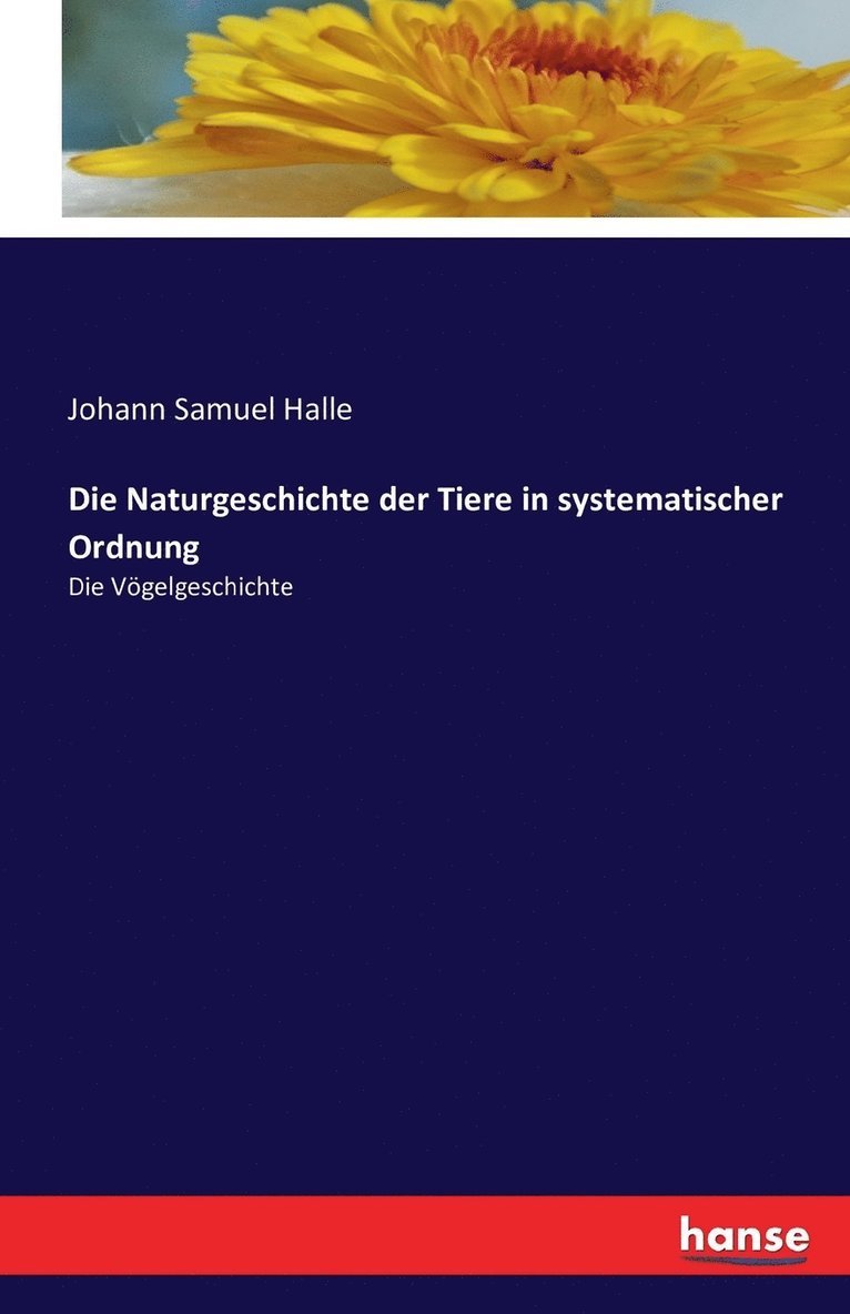 Naturgeschichte der Tiere in systematischer Ordnung