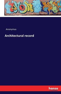 bokomslag Architectural record