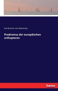 bokomslag Prodromus der europischen orthopteren