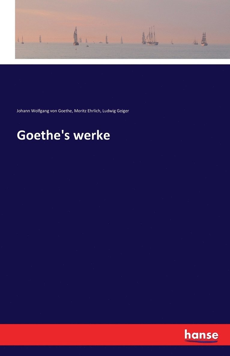 Goethe's werke 1