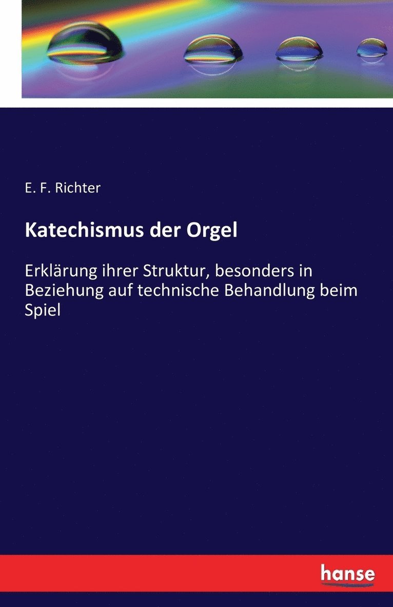 Katechismus der Orgel 1