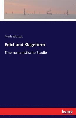 Edict und Klageform 1