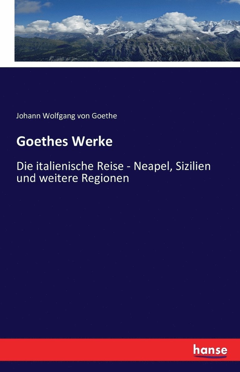 Goethes Werke 1