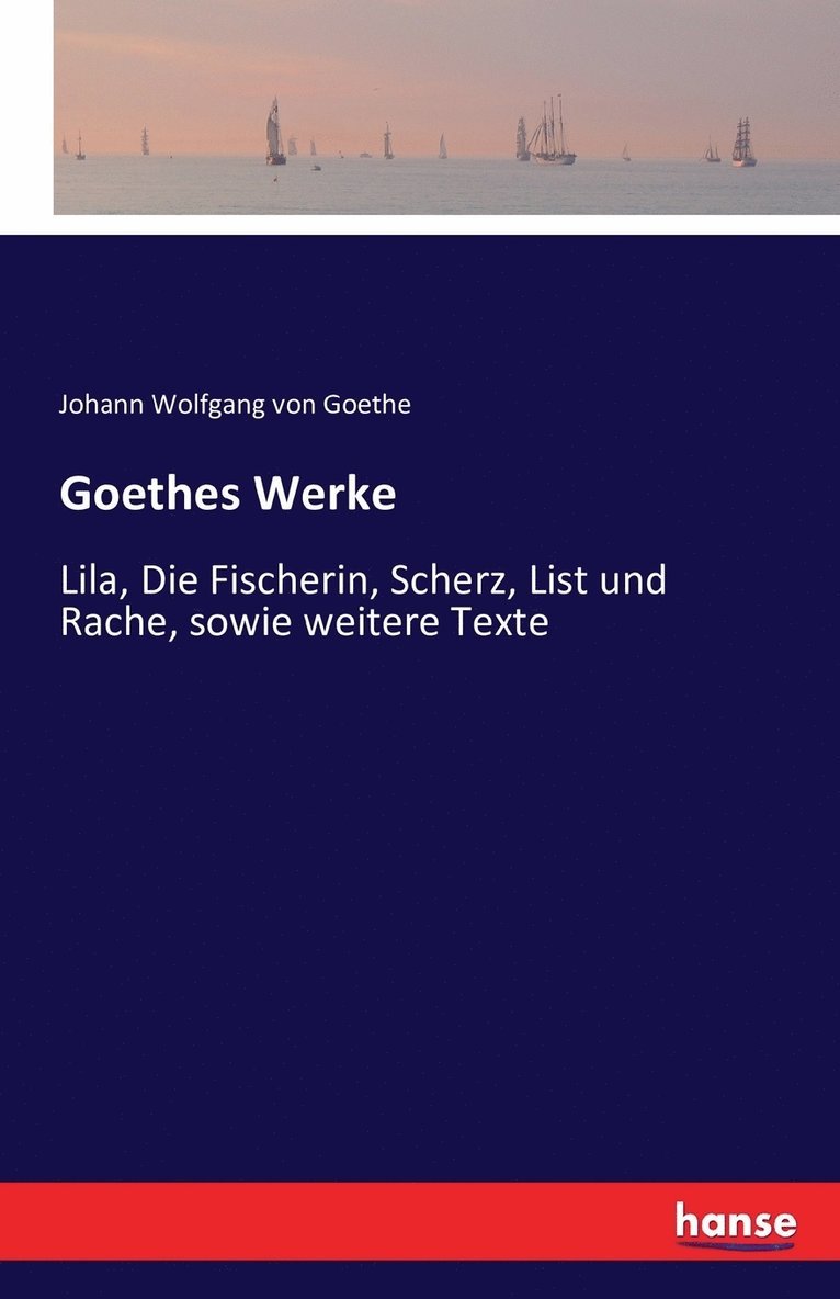 Goethes Werke 1