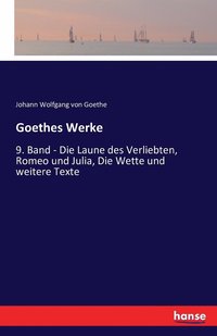 bokomslag Goethes Werke