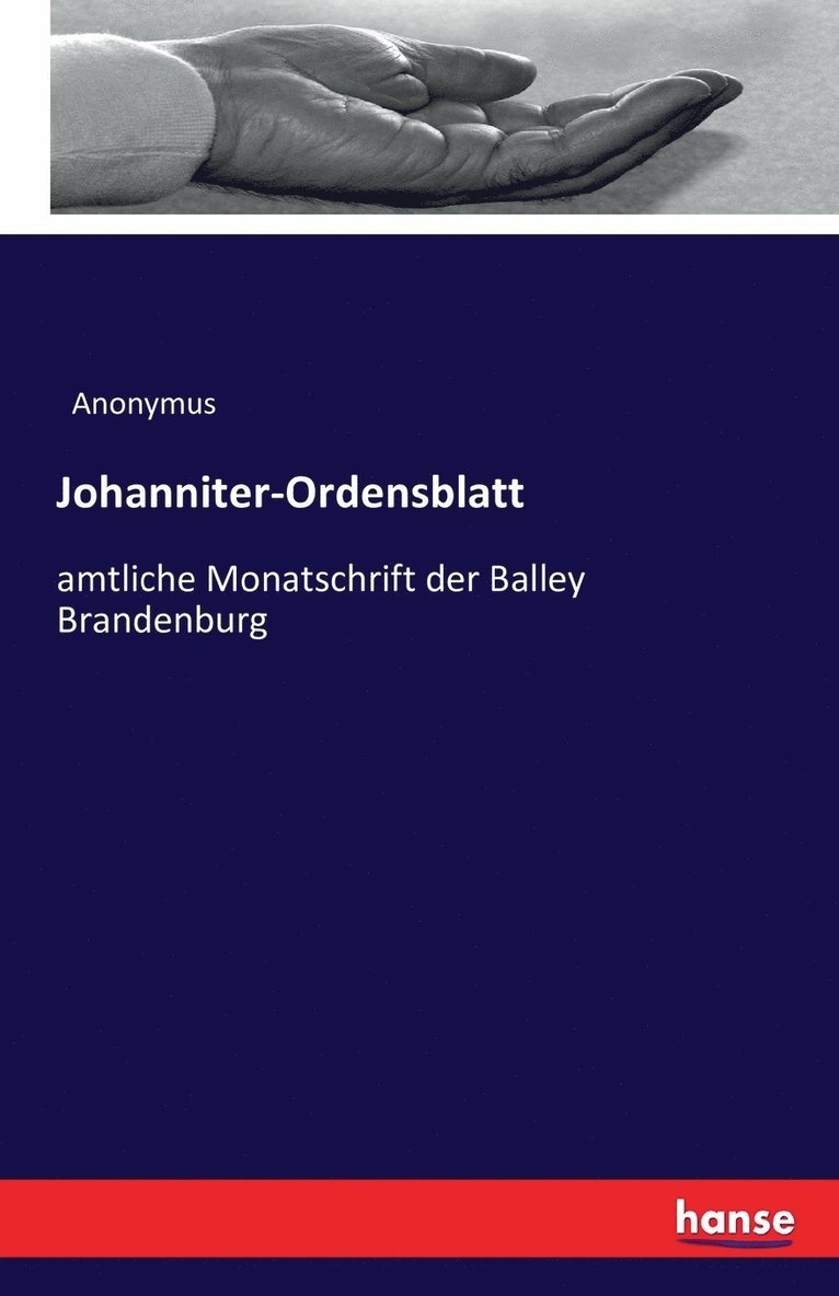 Johanniter-Ordensblatt 1