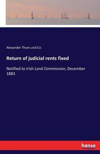 bokomslag Return of judicial rents fixed