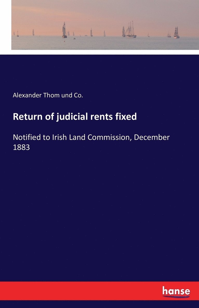 Return of judicial rents fixed