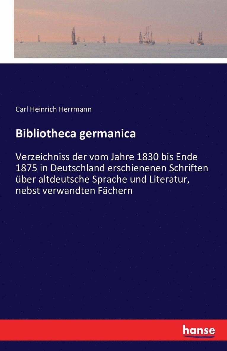 Bibliotheca germanica 1