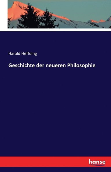 bokomslag Geschichte der neueren Philosophie