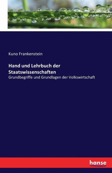 bokomslag Hand und Lehrbuch der Staatswissenschaften