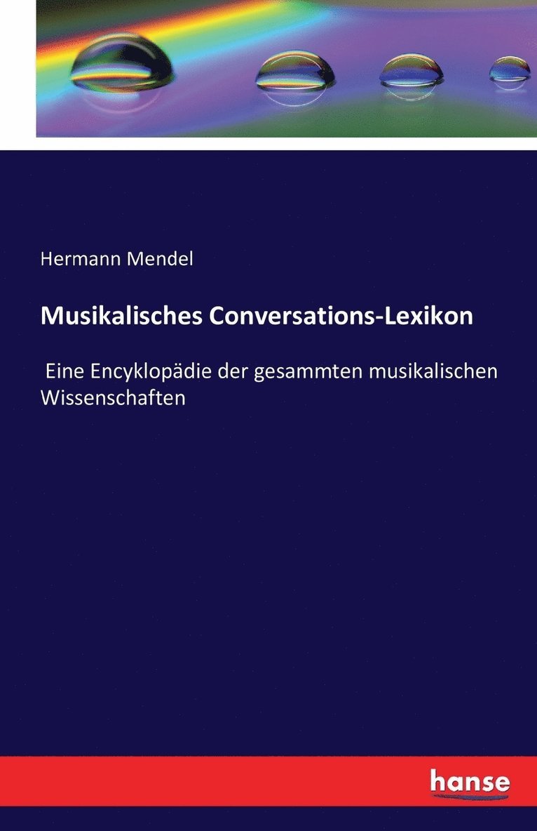 Musikalisches Conversations-Lexikon 1