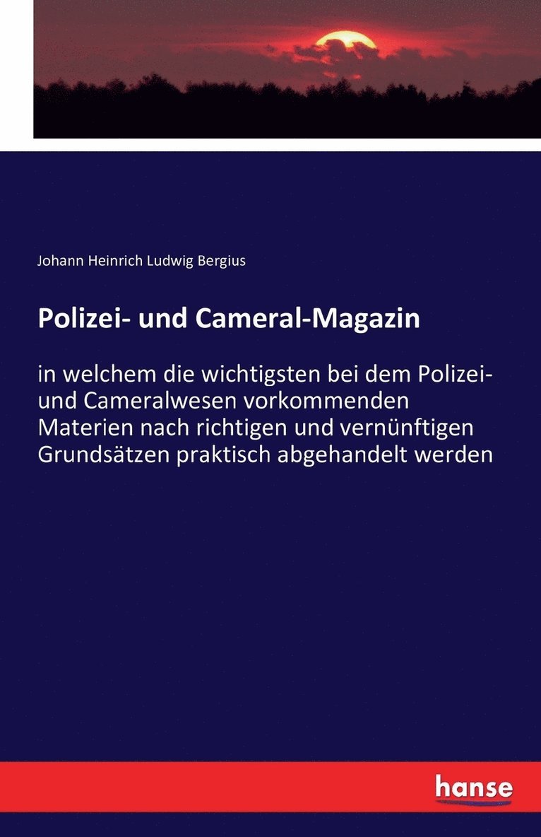 Polizei- und Cameral-Magazin 1