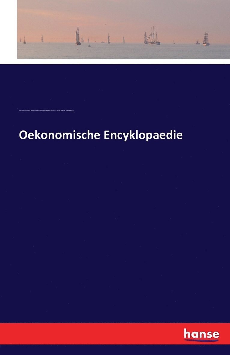 Oekonomische Encyklopaedie 1