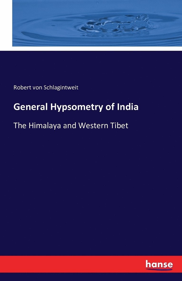 General Hypsometry of India 1