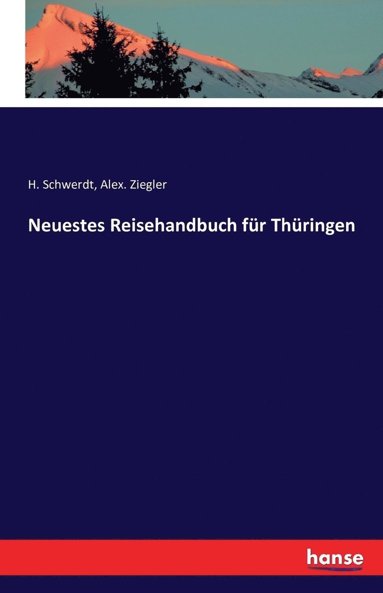 Neuestes Reisehandbuch fr Thringen 1