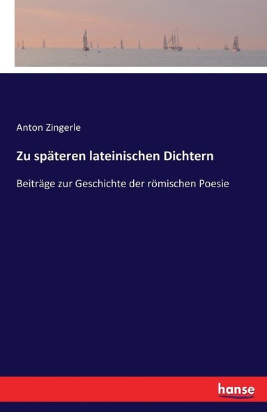 bokomslag Zu spteren lateinischen Dichtern