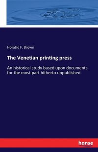 bokomslag Venetian printing press
