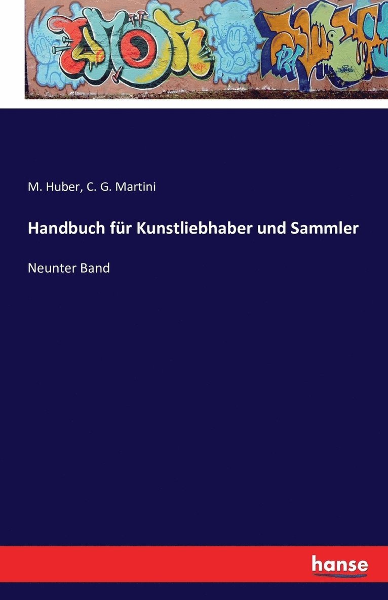 Handbuch fr Kunstliebhaber und Sammler 1
