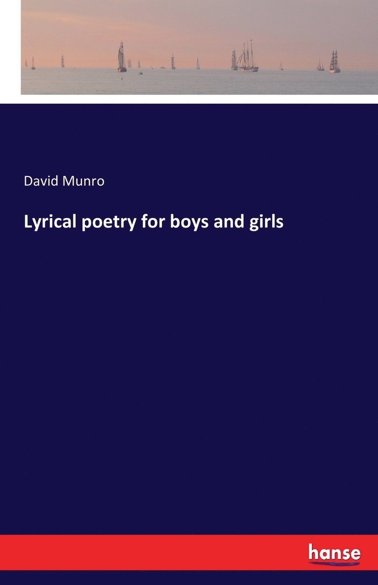 Lyrical poetry for boys and girls 1