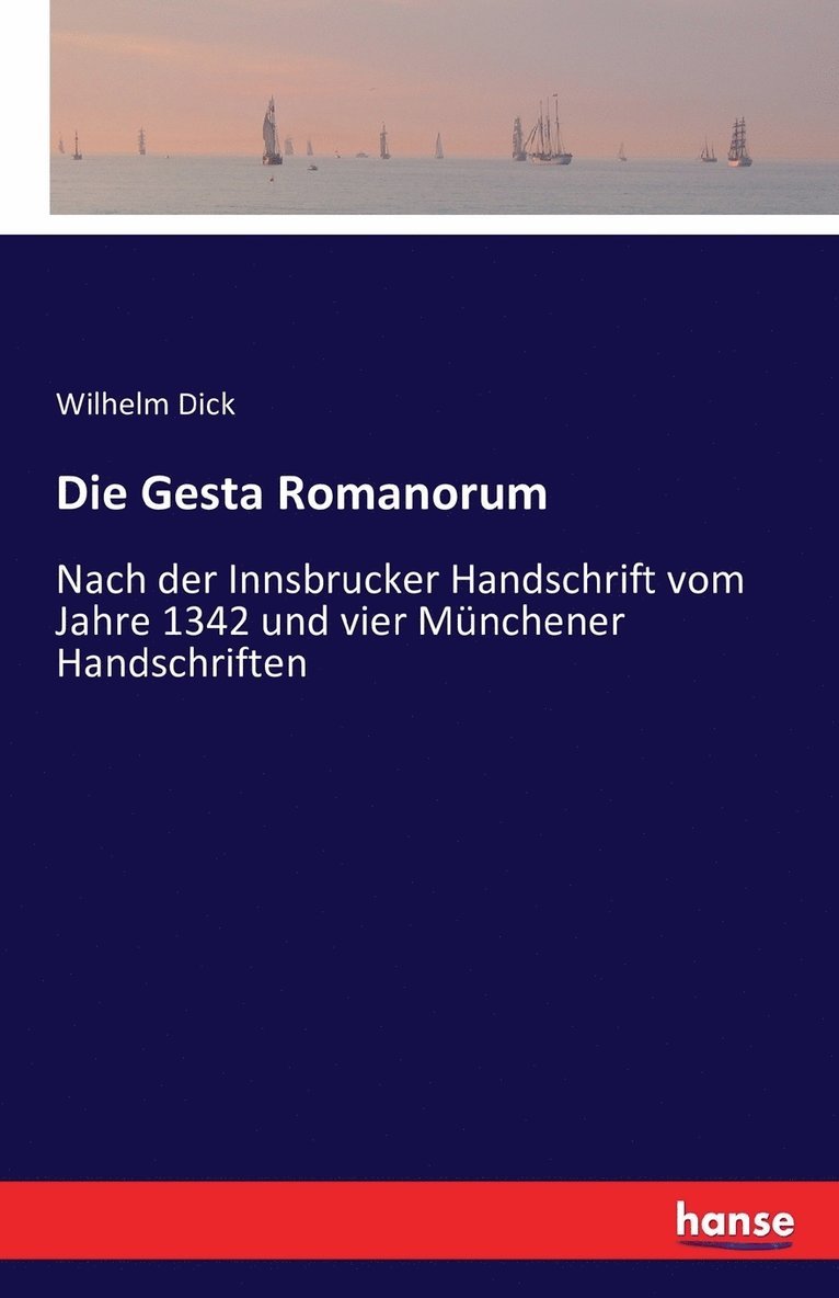 Die Gesta Romanorum 1