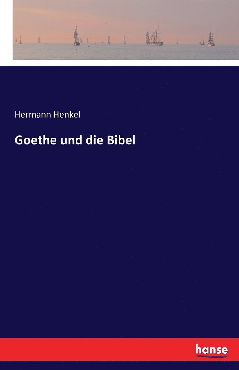 Hermann Henkel - Goethe und die Bibel, Häftad