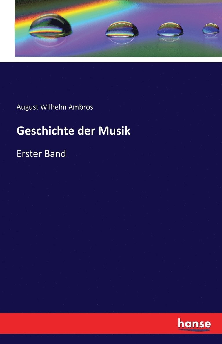 August Wilhelm Ambros - Geschichte der Musik, Häftad