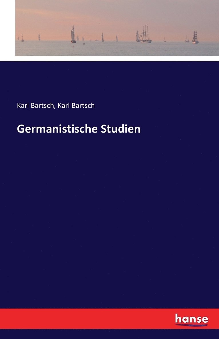 Germanistische Studien 1