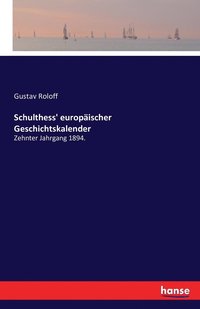 bokomslag Schulthess' europischer Geschichtskalender