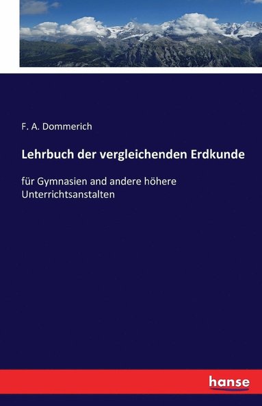 bokomslag Lehrbuch der vergleichenden Erdkunde