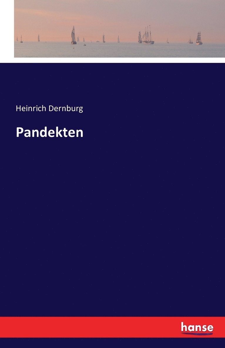 Pandekten 1