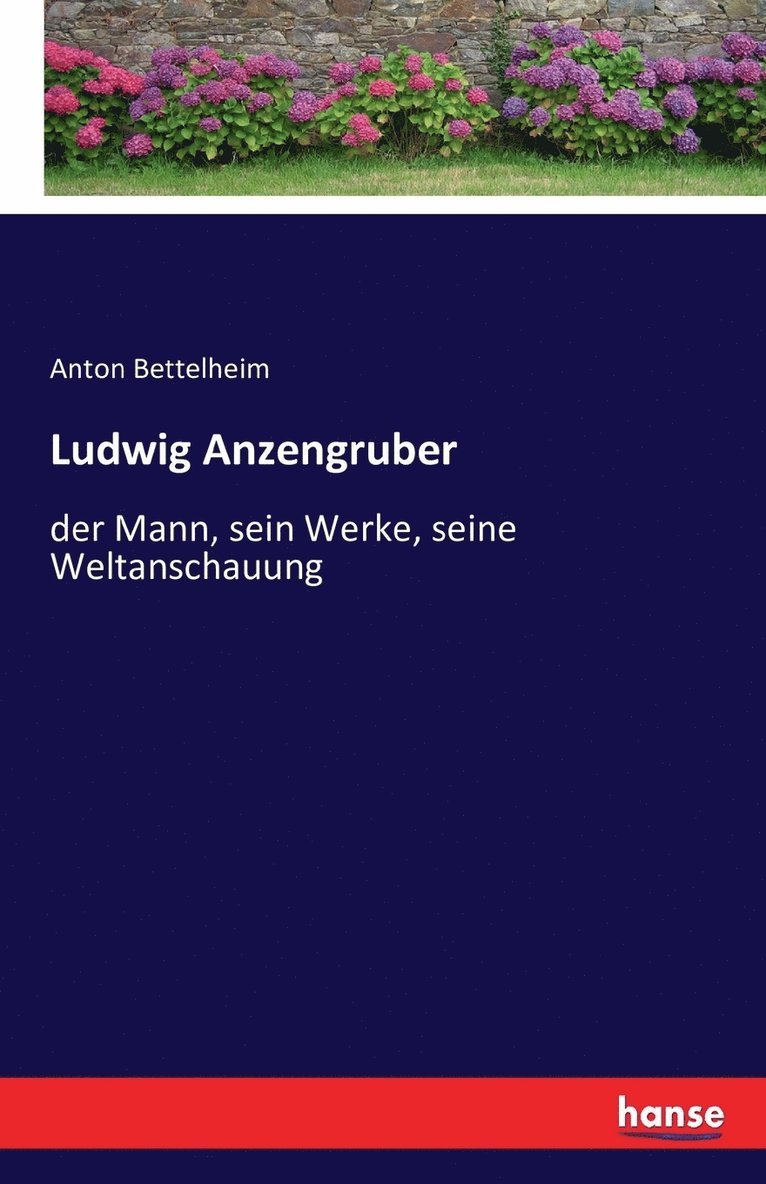 Anton Bettelheim - Ludwig Anzengruber, Häftad