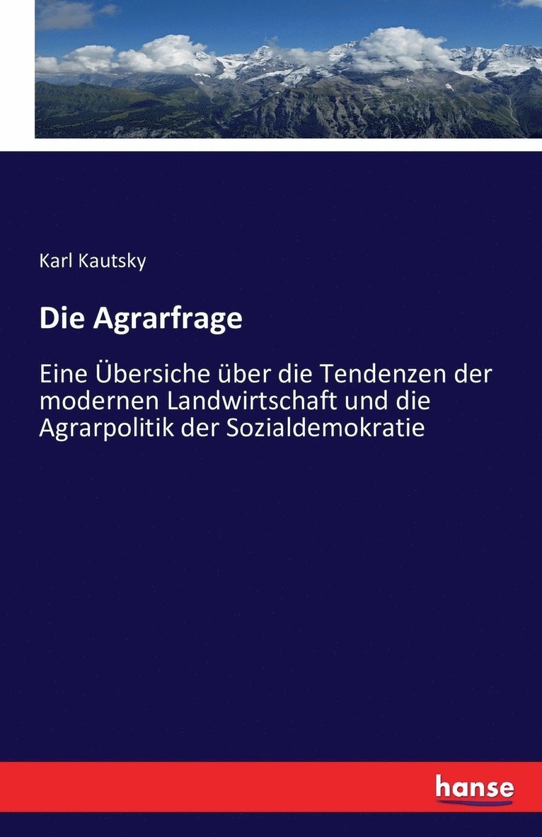 Die Agrarfrage 1